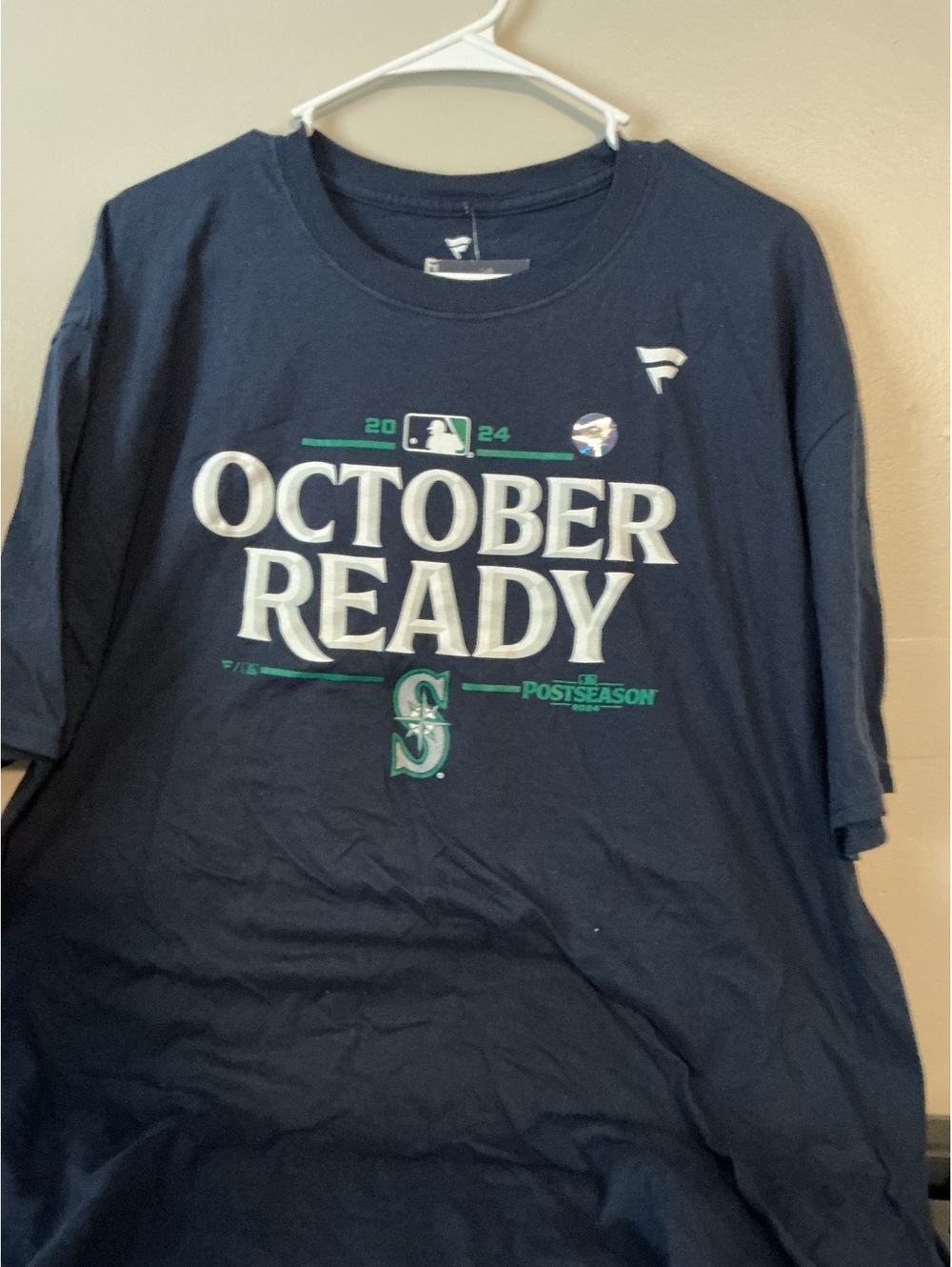 Fanatics Seattle Mariners 2024 Postseason October Ready T-Shirt Size 2XL